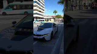 Supercars Puerto Banus, Bmw i8, Marbella Spain #bmw