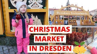 STRIEZELMARKT DRESDEN 2019 || Oldest German Christmas Market || Family Vlog