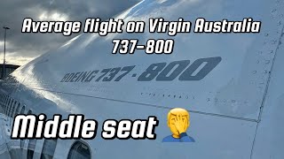 Average Flight On A VIRGIN Australia BOEING 737-800