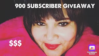 900 SUBSCRIBER GIVEAWAY $$$ || Fabulosity For You