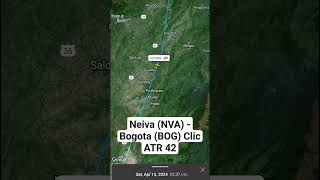 Neiva (NVA) - Bogota (BOG) Clic ATR 42 #shorts