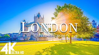 FLYING OVER LONDON (4K UHD) — расслабляющая музыка и красивые видеоролики о природе