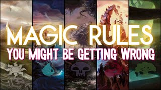 Clarifying Some Magic Rules Interactions