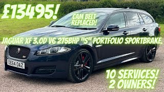 275bhp “S” Model Jaguar XF 3.0d V6 PORTFOLIO Sportbrake Auto! BLACK PACK. Cam Belt Replaced!