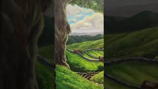 The Hobbit: The Shire #art #fyp #viralshorts #thelordoftherings #art