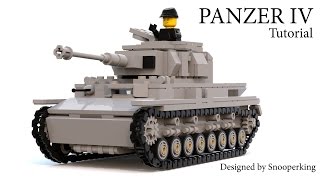 Lego WW2 German Army Panzer IV Tank Tutorial - Warthunder Великая отечественная война Instructions