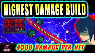 20 MINUTES TILL DAWN:  4000+ DAMAGE PER HIT!!? Shadow Of Blood Build: Full breakdown