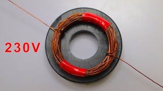 A 1kW 230V Permanent Magnet Generator Made From Copper Wire