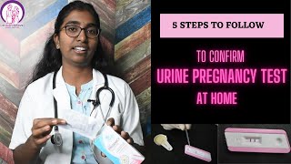 Correct process to confirm pregnancy at home