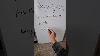 Determine Period, Phase shift, Range of sine function