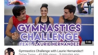 Gymnastics Challenge with Laurie Hernandez!