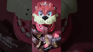 BULLDOG MUKBANG CHOCOLATE BARS #asmr #toys #chocolate #candy #shorts