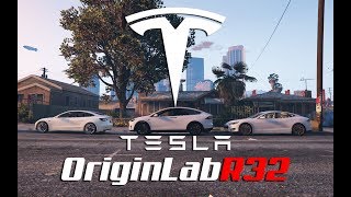 GTA 5 Mods - Tesla Model S, Model X, and Model 3 Mod Review!