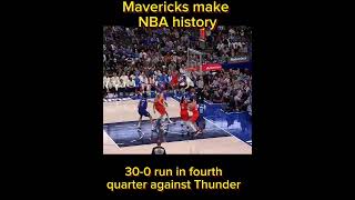 Mavs 30-0 run