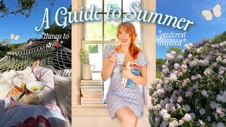 a romanticized guide to having the best summer 🍓 *dream girlhood summer*