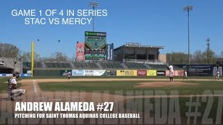 Game 1 Of 4: Saint Thomas Aquinas College Spartans Baseball Vs Mercy Mavericks