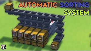 EASY Automatic Sorting System - Tutorial Minecraft 1.20.1