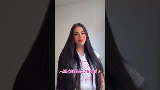 Impresionante CAMBIO DE CABELLO 😱 #viral #cabellolargo #cabello #longhair #parati