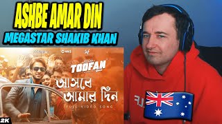 🇦🇺AUSTRALIAN REACTION Ashbe Amar Din (আসবে আমার দিন) | Toofan | Shakib Khan | Rehaan, Arafat, Raihan