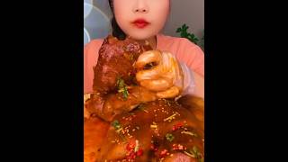 Epic Pig Head Mukbang #shorts #mukbang #asmr