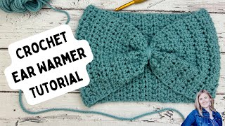 CROCHET: Super Easy Ear Warmer for Beginners | The Sweetgrass Headband | Hope Corner Farm Crochet