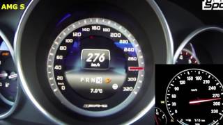 2017 Car Speed Test Mercedes E 63 AMG S 4 MATIC vs BMW M5 F10  Acceleration