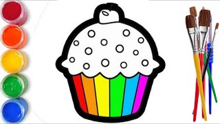 Do you know how to draw and color a delicious CUPCAKE? Learn how to easily draw and color a CUPCAKE