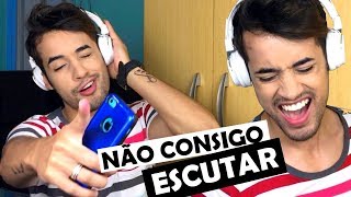 CANTANDO enquanto uso FONE DE OUVIDO QUE ABAFA RUÍDO