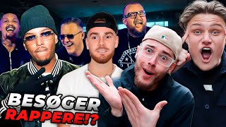 VI BRUGTE 24 TIMER MED RAPPERE!? (Ft. Gobs, Merro8 & UAK)