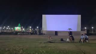 Open Cinema Theatre Sound Testing at Adani Group India Kawai Power Plant