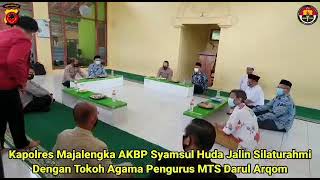 Pererat Tali Silaturrahmi, Kapolres Majalengka AKBP Syamsul Huda Kunjungi Tokoh Agama Pengurus MTS D