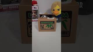 LITTLE PANDA 🐼 BOX 📦 COIN BANK 🪙🪙🪙 ! #shortvideo #shorts