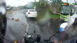 volta de tenere 250 na chuva sem audio.