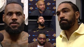 Lakers vs Nets | Lakeshow Postgame Interviews x Highlights: Gabe, AD, LeBron, DLo & Darvin Ham