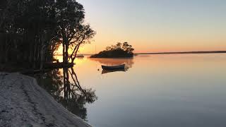 Peace meditation by Lake Cootharaba 🧘‍♂️