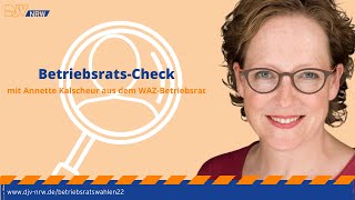 Betriebsrats-Check: Annette Kalscheur (WAZ)