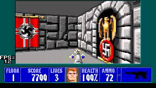 Wolfenstein 3d sega genesis: first test with enemies.