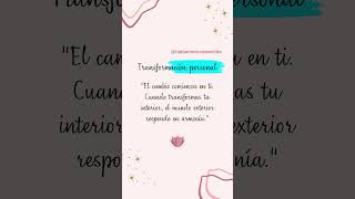 Transformación personal #decisionesconsabiduría #amor #meditamosenlapalabradedioscadadia