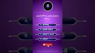 Gk Questions In Telugu || Telugu Quiz 300 || Interesting unknown facts || #shorts