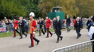 Procession of Her Majesty’s Coffin to St George’s Chapel for the Committal Service 