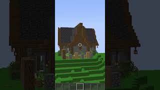 Minecraft Starter House #shorts