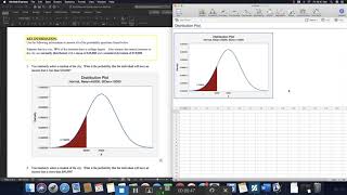 Normal Probabilities in Minitab Express for the Mac OS