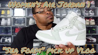 #seafoam #womenskicks AJ 1 Womens "Sea Foam" Pick up Vlog & Review | Kings23Kicks