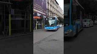 Mercedes Benz Citaro C2 en linea 40 con destino Tribunal terminando el servicio Tribunal EMT Madrid