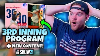 NEW 3RD INNING PROGRAM CONTENT AND MORE!!! | MLB THE SHOW 21