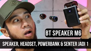 INI BENDA APAAN SIK !!! BT SPEAKER M6 - UNBOXING REVIEW