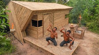 Build Bamboo Craft Villa House And Swimming Pools Part I