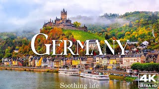 FLYING OVER GERMANY (4K UHD) - Relaxing Music Along With Beautiful Nature Videos