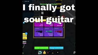 I unlocked Soul Guitar ｜blox fruits #shorts #fyp