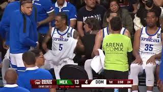 México vs República Dominicana - arena CDMX Americup clasificatorios - 26 febrero 2024